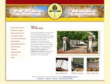 Tablet Screenshot of dudleyparkcemetery.com.au